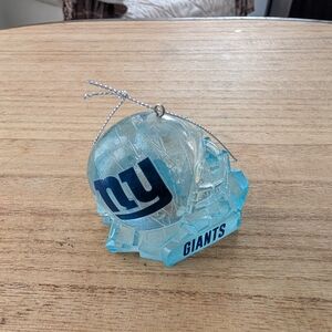 NY Giants Ice Block Ornament